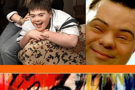 collage - famous people with Down syndrome