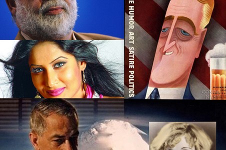collage - famous people with polio