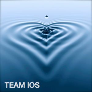 Be Involved_Team IOS_Multiple blue ripples of water in the shape of a heart