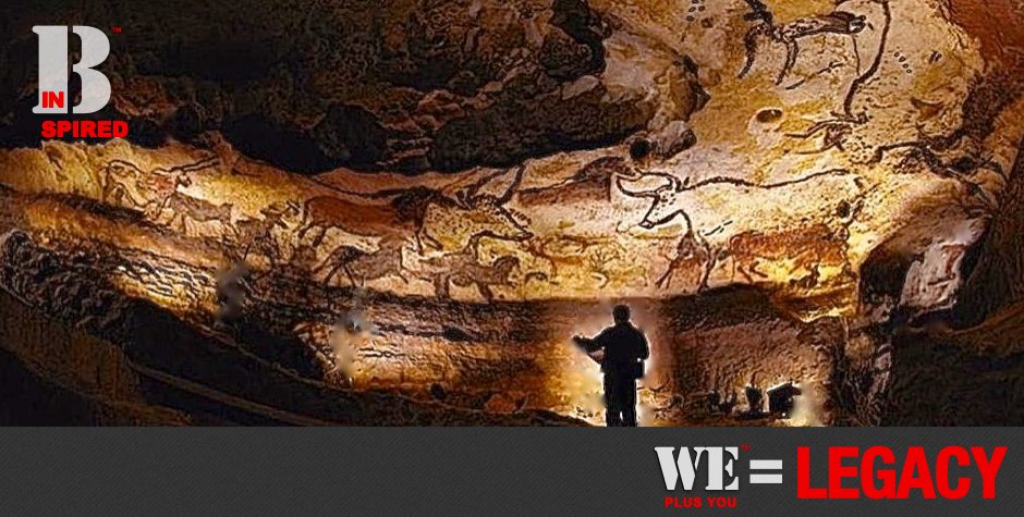 Be Informed_Becoming Understood_We Plus You Equals Legacy_photo man in the Lascaux cave of the oldest known cave drawings and story