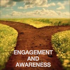 Be Informed_Sustainable_Emgagement and Awareness_Dirt road that splits into two amidst field of daisy's