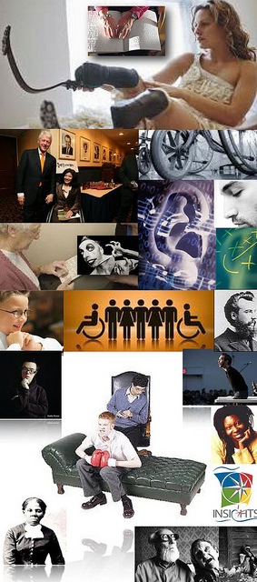About_Supporters_photo montage of cross-disability culture photos, books, and posters