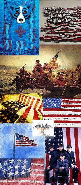 Be Inspired_Story Flag Origins_A_MD_photo montage of 25 famous artist renditons of the American Flag_Part 2 of 3