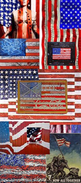 Be Inspired_Story Flag Origins_A_MD_photo montage of 25 famous artist renditons of the American Flag_Part 3 of 3